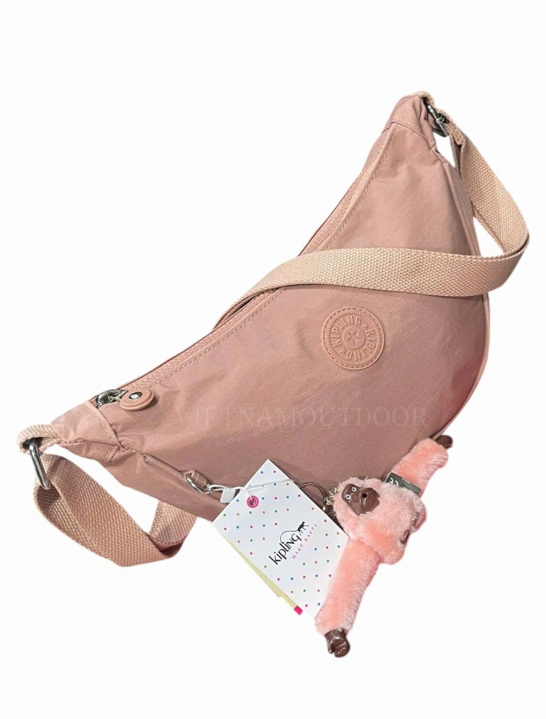  Túi Xách Đeo Vai KIPLING 8711 Phong Cách Hàn Quốc Vải Chống Thấm Nước Tặng Kèm Móc Khóa Khỉ 