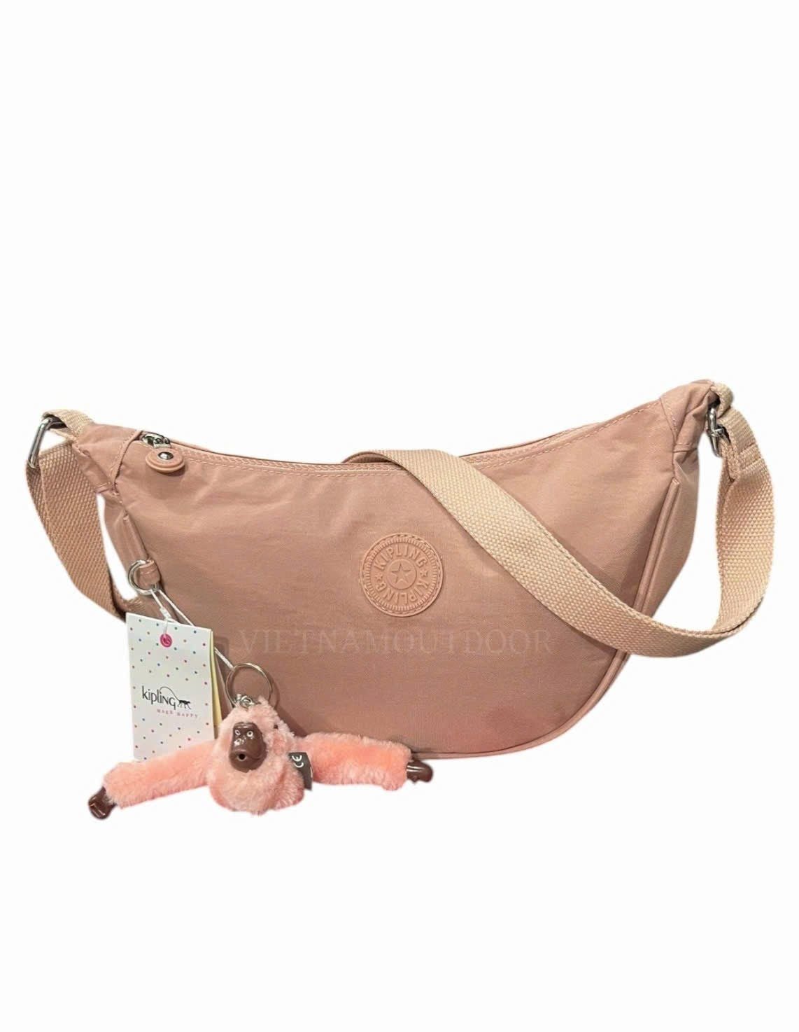  Túi Xách Đeo Vai KIPLING 8711 Phong Cách Hàn Quốc Vải Chống Thấm Nước Tặng Kèm Móc Khóa Khỉ 