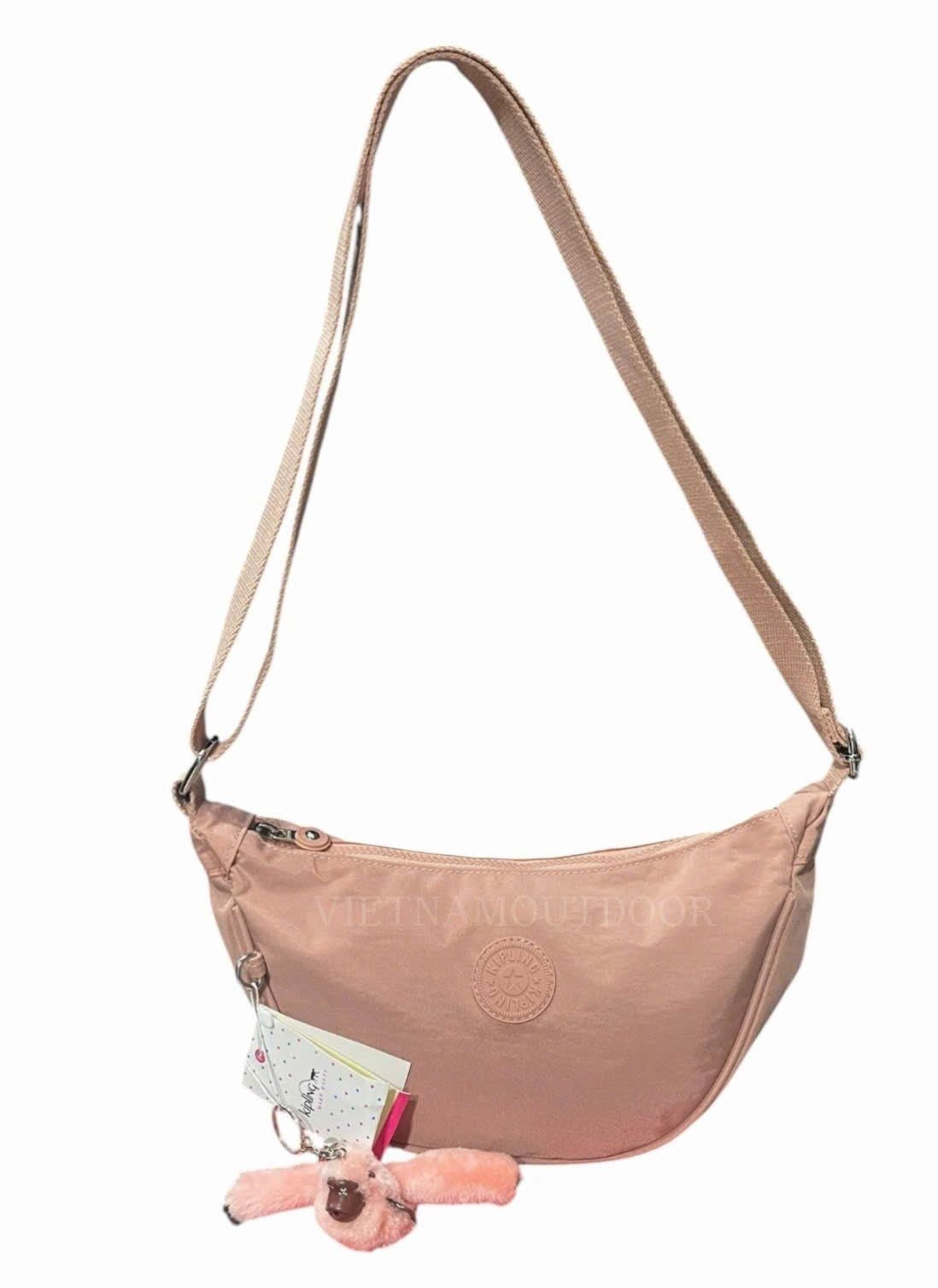  Túi Xách Đeo Vai KIPLING 8711 Phong Cách Hàn Quốc Vải Chống Thấm Nước Tặng Kèm Móc Khóa Khỉ 