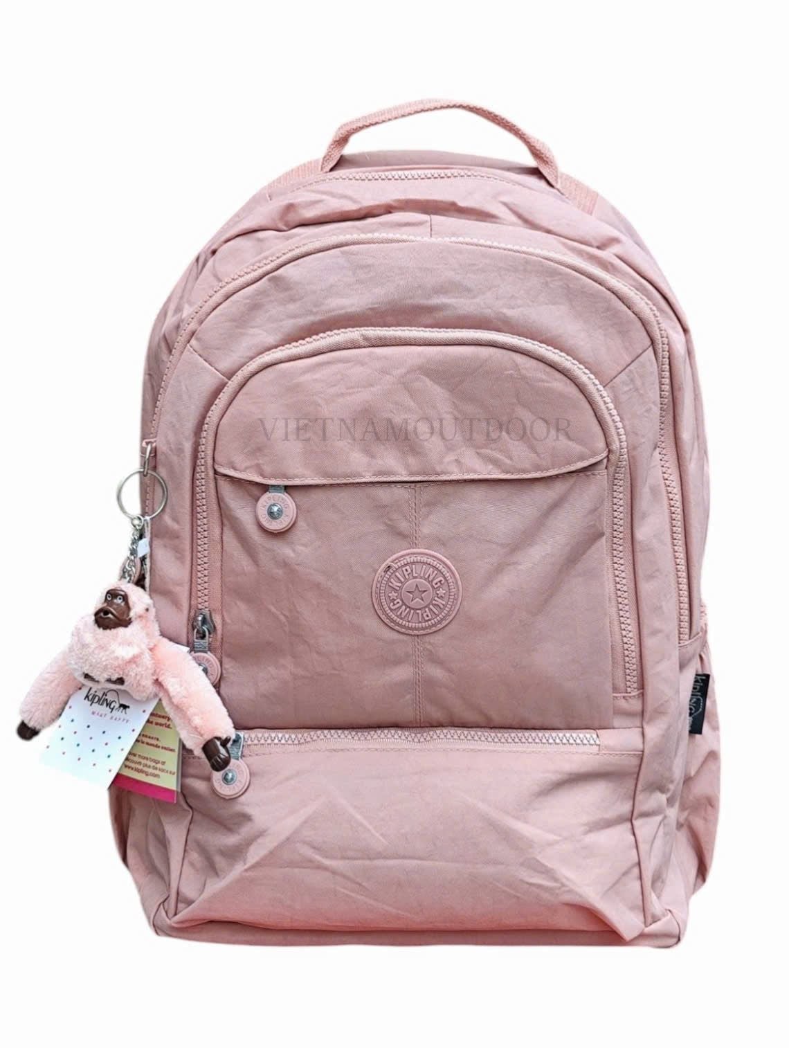  Balo Laptop Unisex KIPLING 9109 Phong cách thời trang Vải chống thấm nước Tặng kèm móc khóa khỉ 
