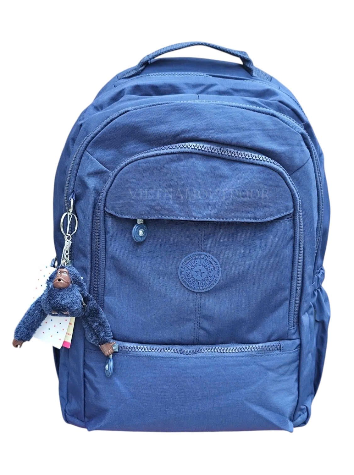  Balo Laptop Unisex KIPLING 9109 Phong cách thời trang Vải chống thấm nước Tặng kèm móc khóa khỉ 