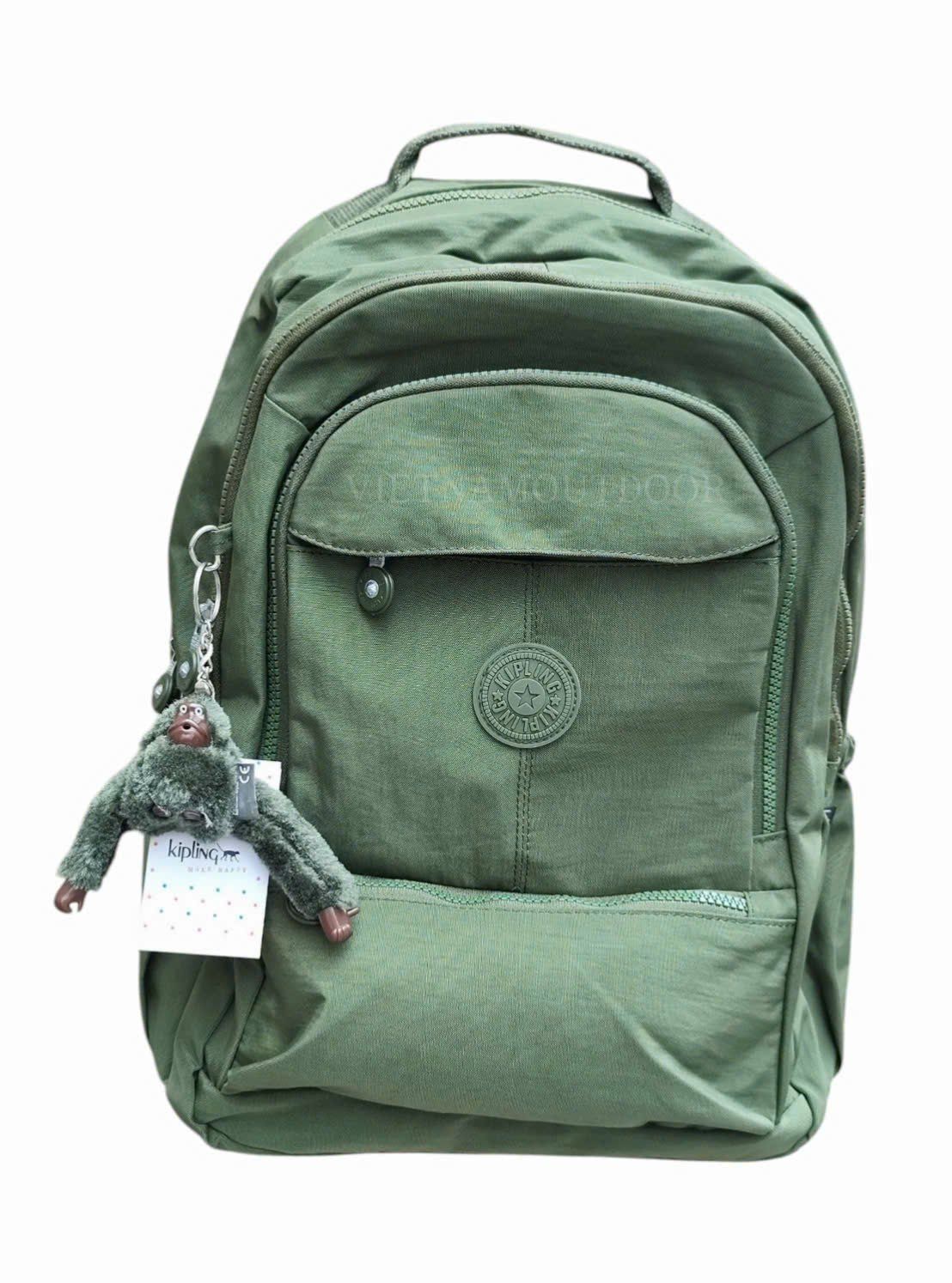  Balo Laptop Unisex KIPLING 9109 Phong cách thời trang Vải chống thấm nước Tặng kèm móc khóa khỉ 