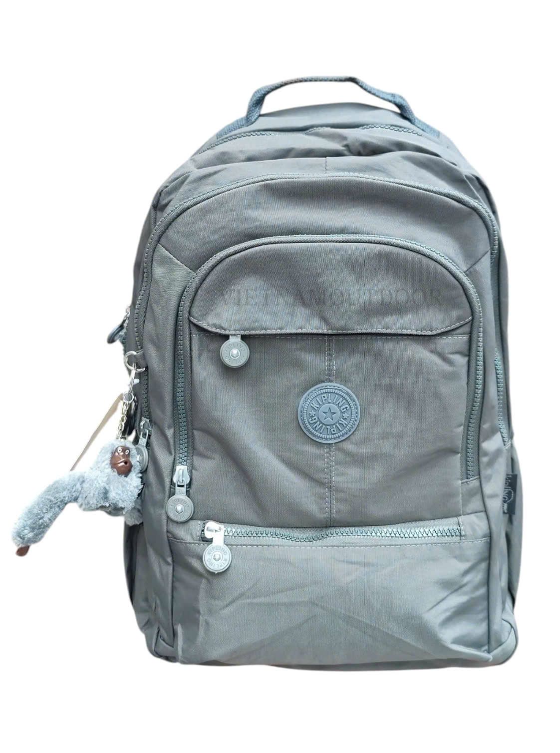  Balo Laptop Unisex KIPLING 9109 Phong cách thời trang Vải chống thấm nước Tặng kèm móc khóa khỉ 