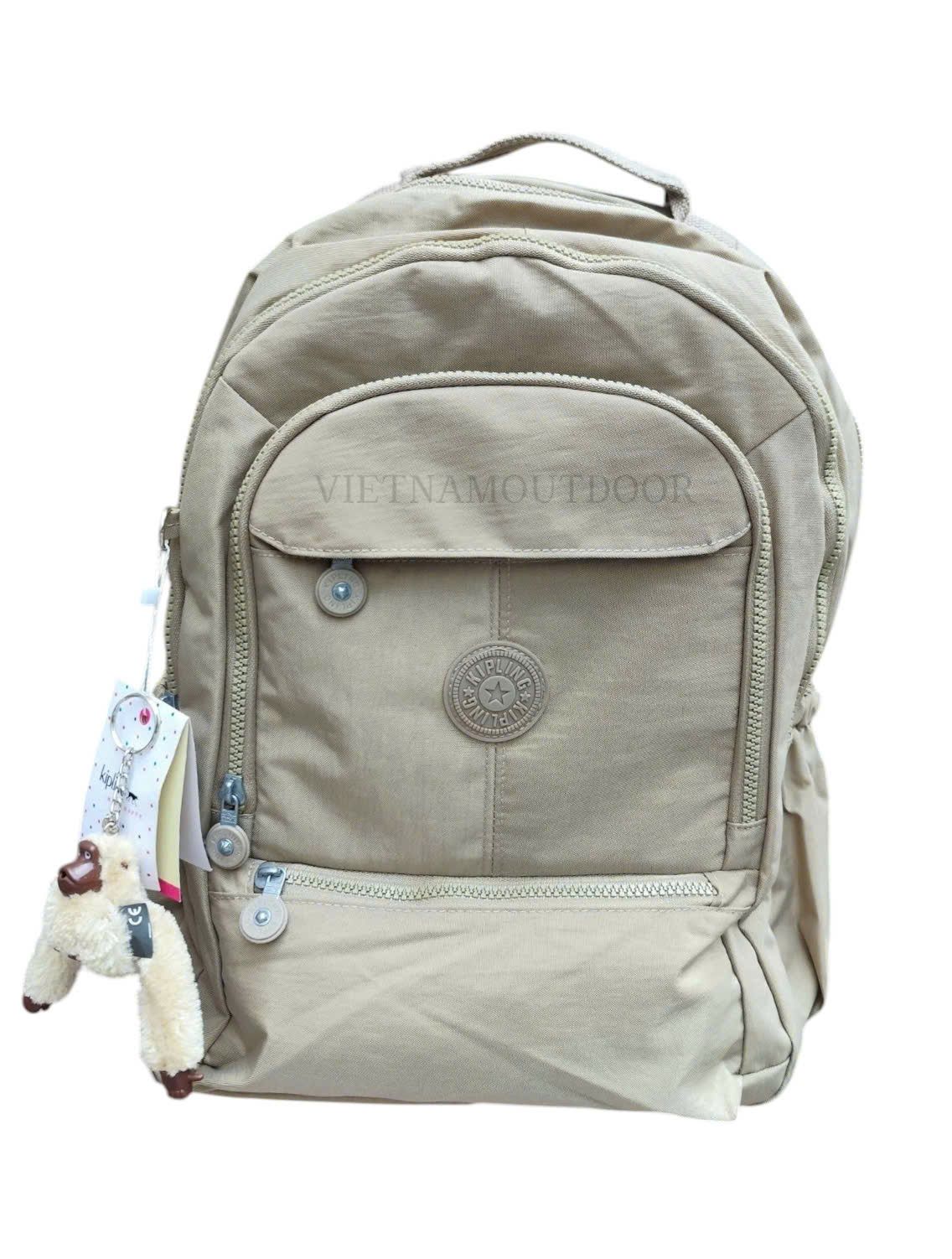  Balo Laptop Unisex KIPLING 9109 Phong cách thời trang Vải chống thấm nước Tặng kèm móc khóa khỉ 