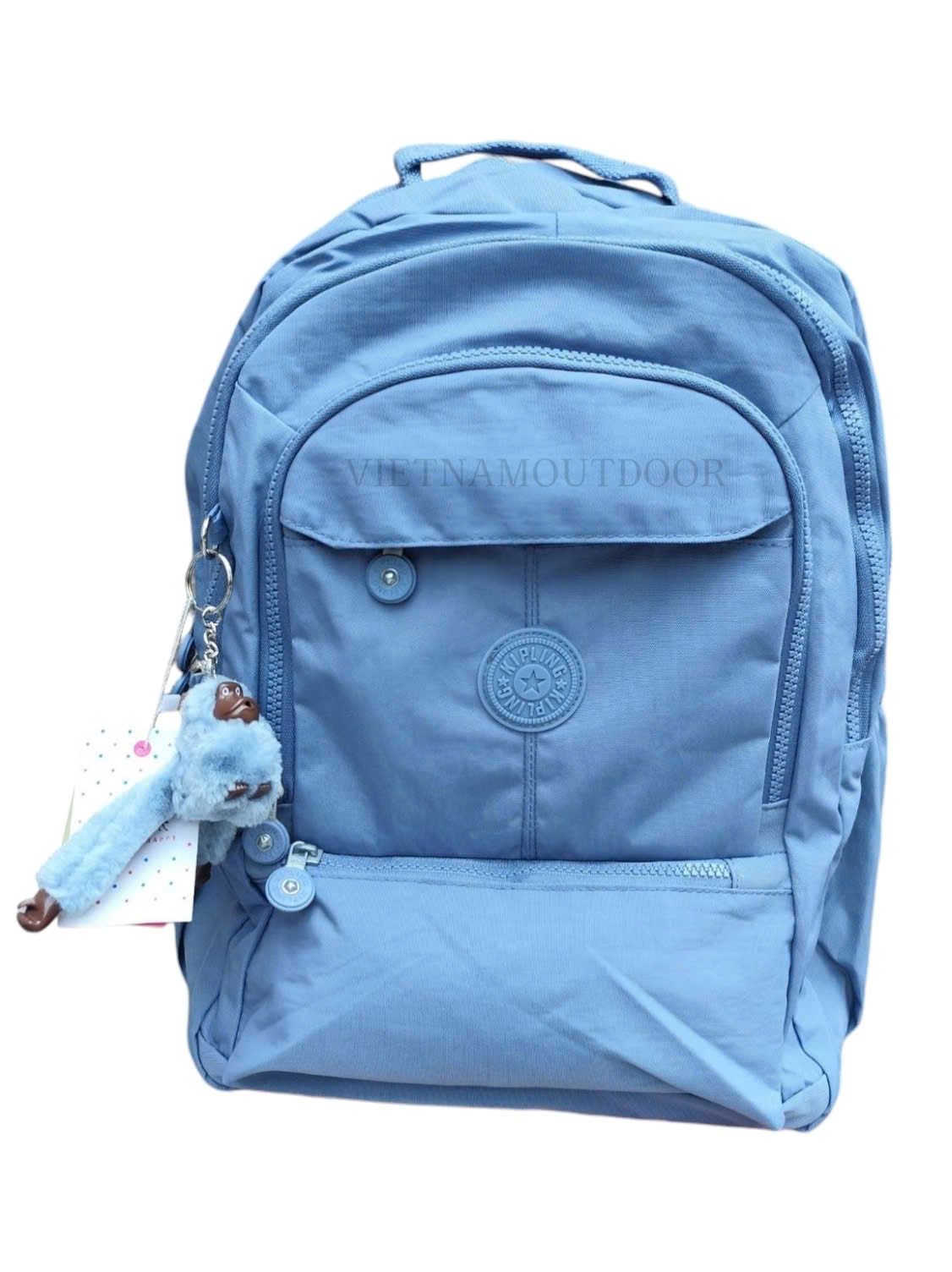  Balo Laptop Unisex KIPLING 9109 Phong cách thời trang Vải chống thấm nước Tặng kèm móc khóa khỉ 