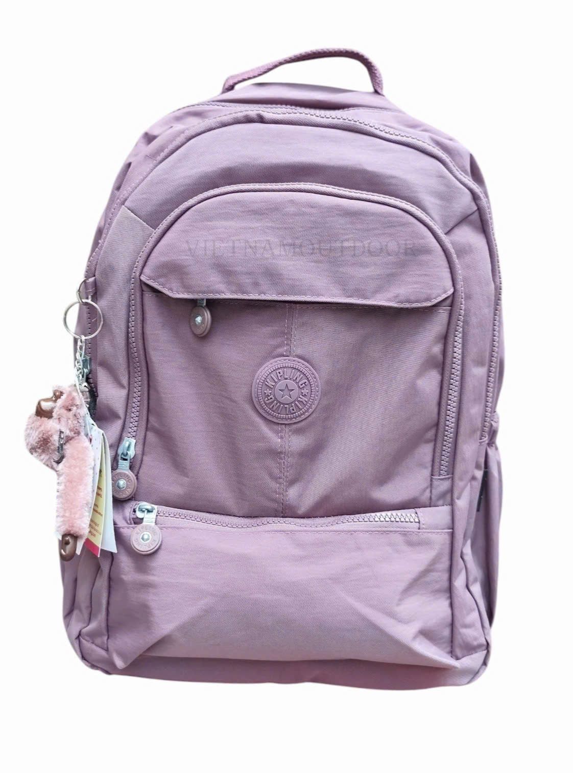  Balo Laptop Unisex KIPLING 9109 Phong cách thời trang Vải chống thấm nước Tặng kèm móc khóa khỉ 