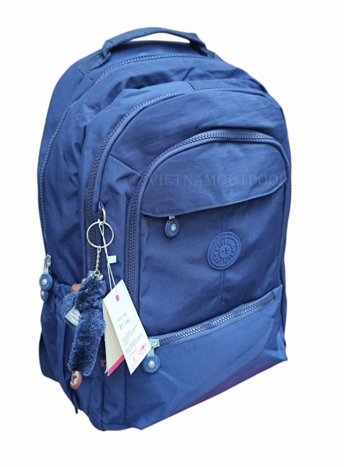  Balo Laptop Unisex KIPLING 9109 Phong cách thời trang Vải chống thấm nước Tặng kèm móc khóa khỉ 