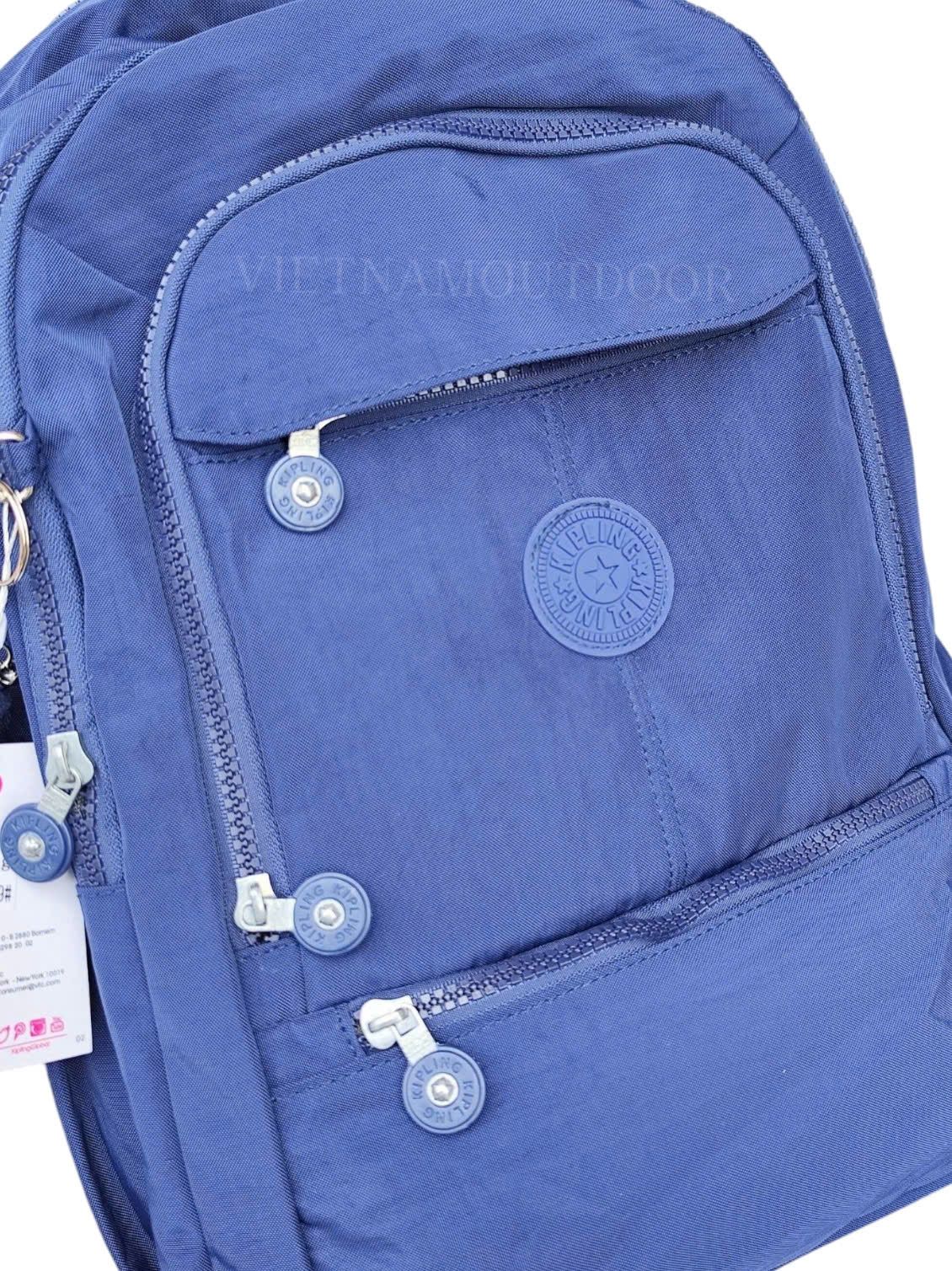  Balo Laptop Unisex KIPLING 9109 Phong cách thời trang Vải chống thấm nước Tặng kèm móc khóa khỉ 