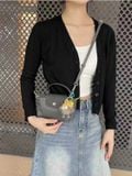  Túi Xách Nữ Mini  Longchamp Le Pliage Mini Clutch Bag Size Mini 17x6x11cm - Nhỏ Gọn Siêu Xinh 