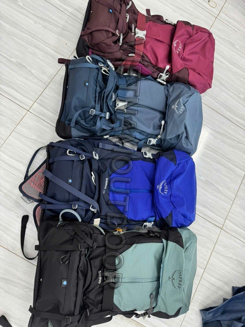  Balo Osprey Stratos 36 – Balo Trekking, Du lịch, Leo núi chuyên dụng Chống Nước Đa Năng 