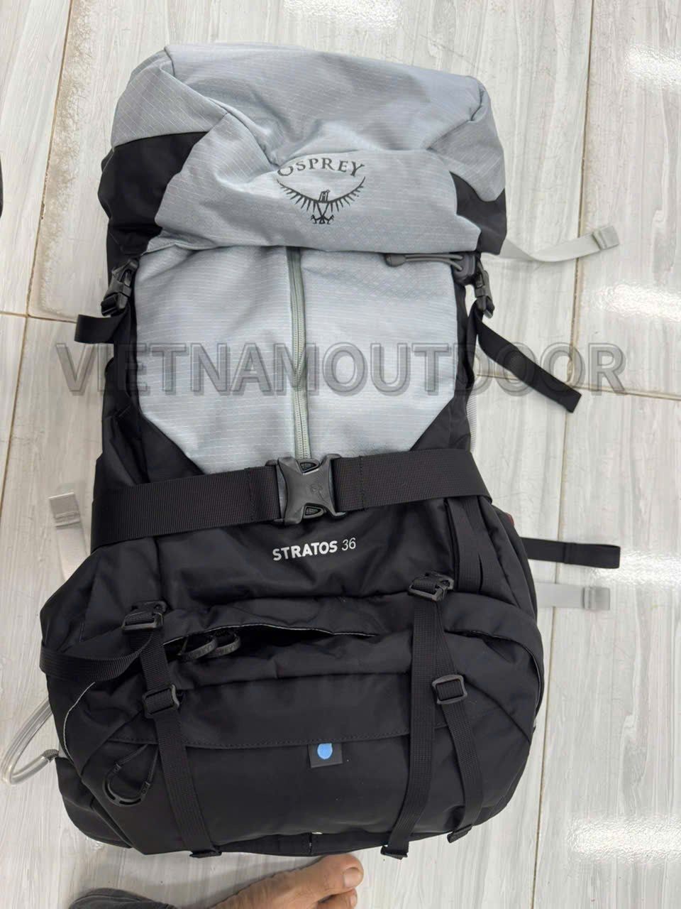  Balo Osprey Stratos 36 – Balo Trekking, Du lịch, Leo núi chuyên dụng Chống Nước Đa Năng 