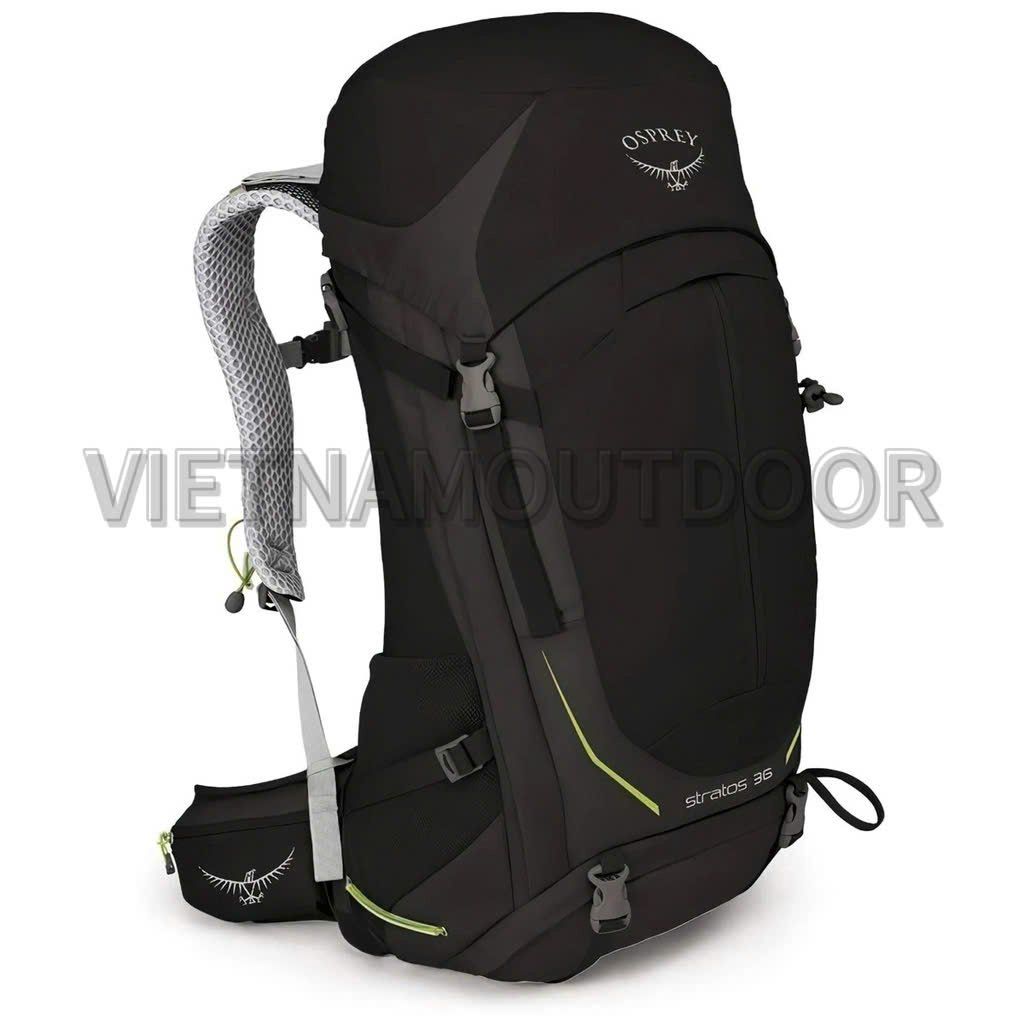  Balo Osprey Stratos 36 – Balo Trekking, Du lịch, Leo núi chuyên dụng Chống Nước Đa Năng 
