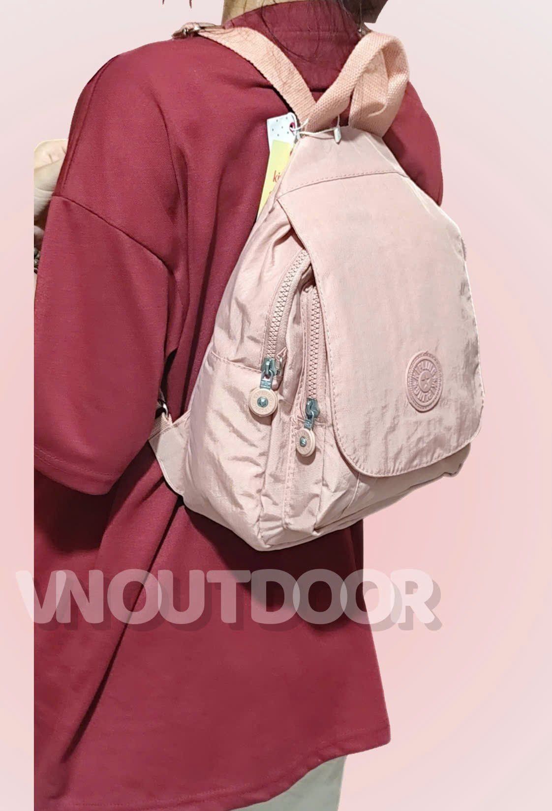  Balo Nữ Thời Trang Nhỏ Gọn Tiện Lợi Kipling 3057 Phong Cách Dễ Thương + Tặng Kèm Móc Khóa Khỉ 