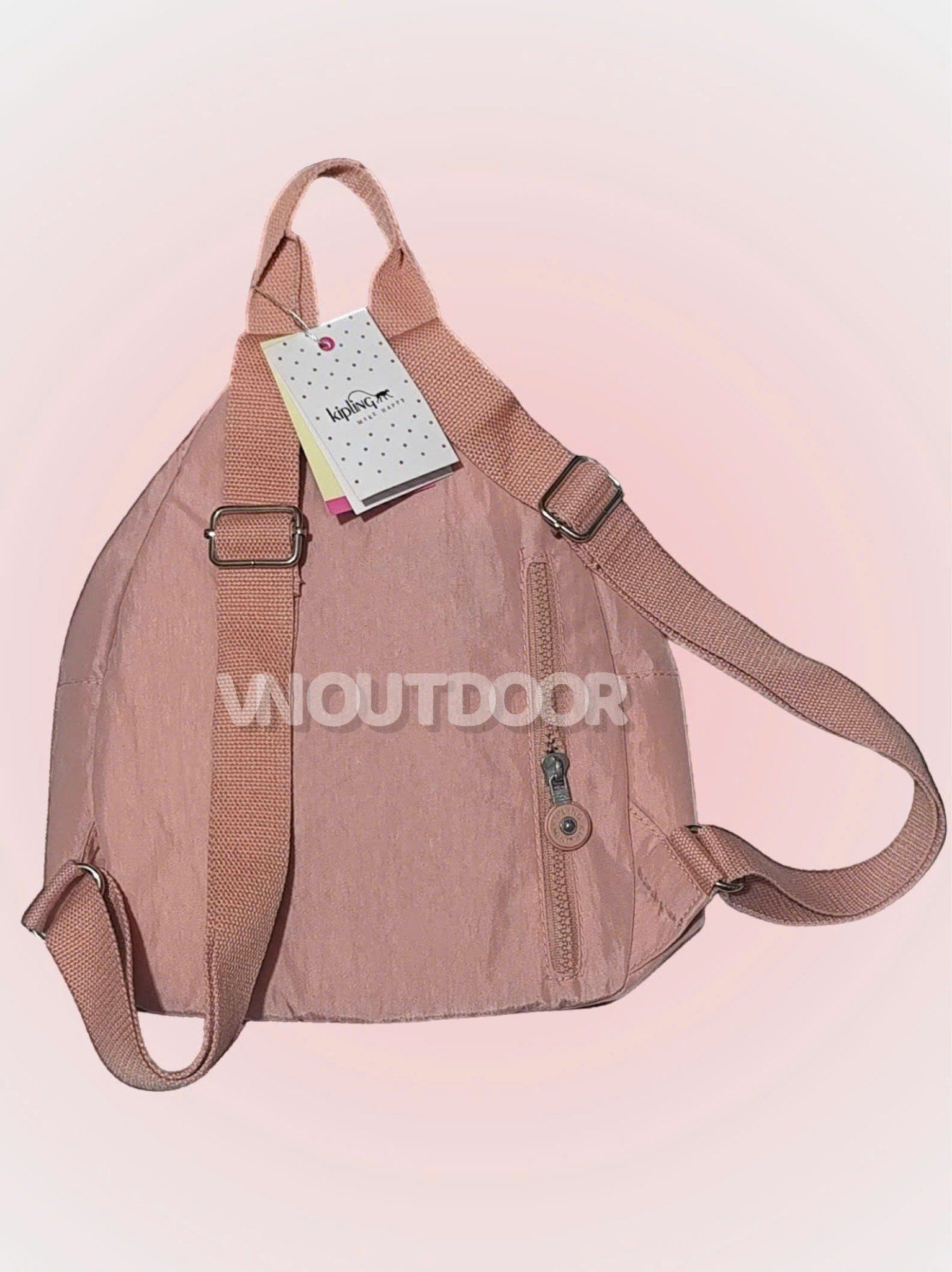  Balo Nữ Thời Trang Nhỏ Gọn Tiện Lợi Kipling 3057 Phong Cách Dễ Thương + Tặng Kèm Móc Khóa Khỉ 