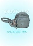  Túi Xách Mini Đeo Chéo Đeo Vai Đa Năng Nhỏ Gọn Kipling 6058 Chất Liệu Siêu Bền + Tặng Kèm Móc Khóa Khỉ 