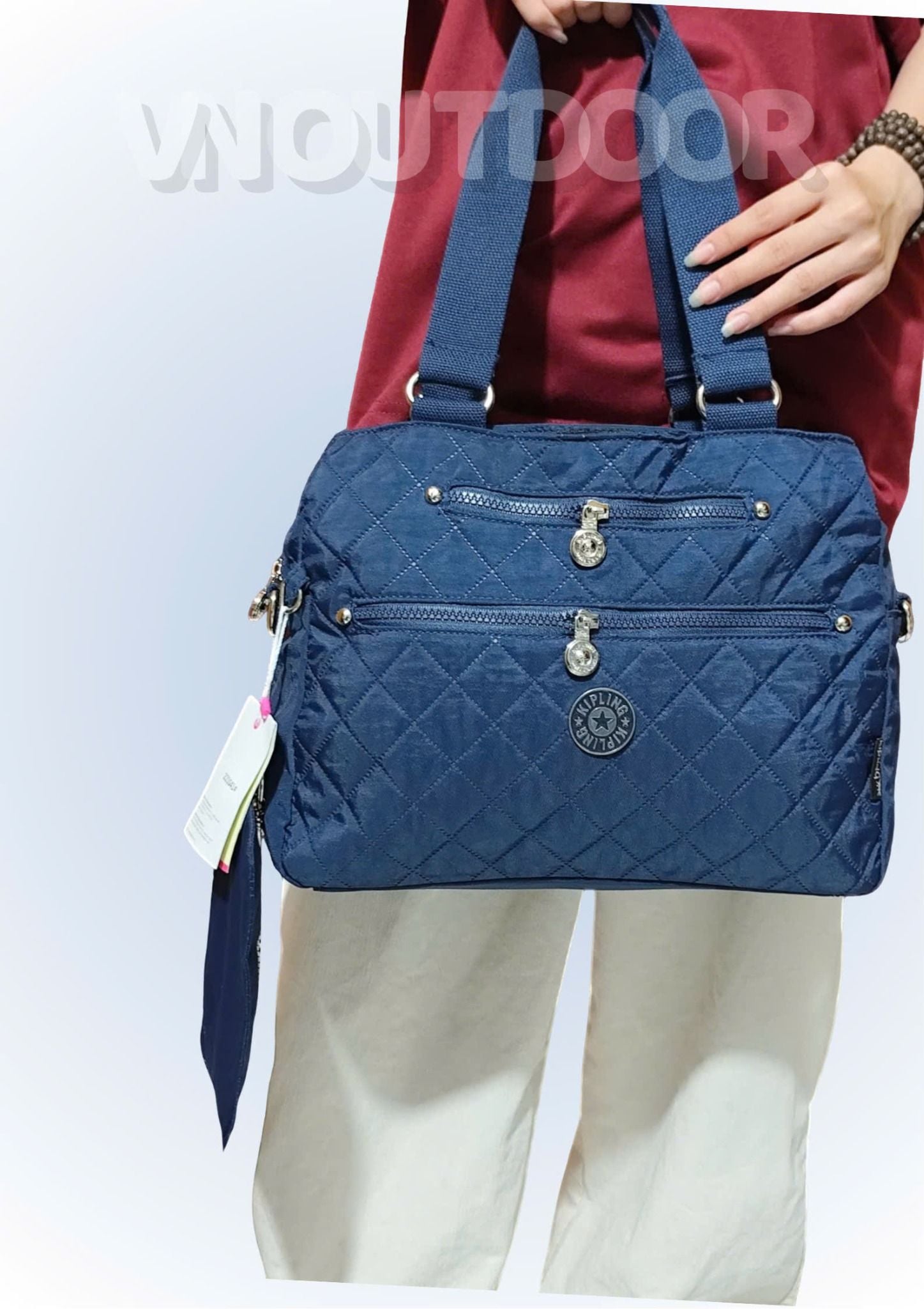  Combo Túi Xách Mua 1 Được 4 Siêu Hời Túi Xách + Ví + Túi Đeo Vai Nhỏ Gọn Chống Thấm Đa Năng Kipling 221041 