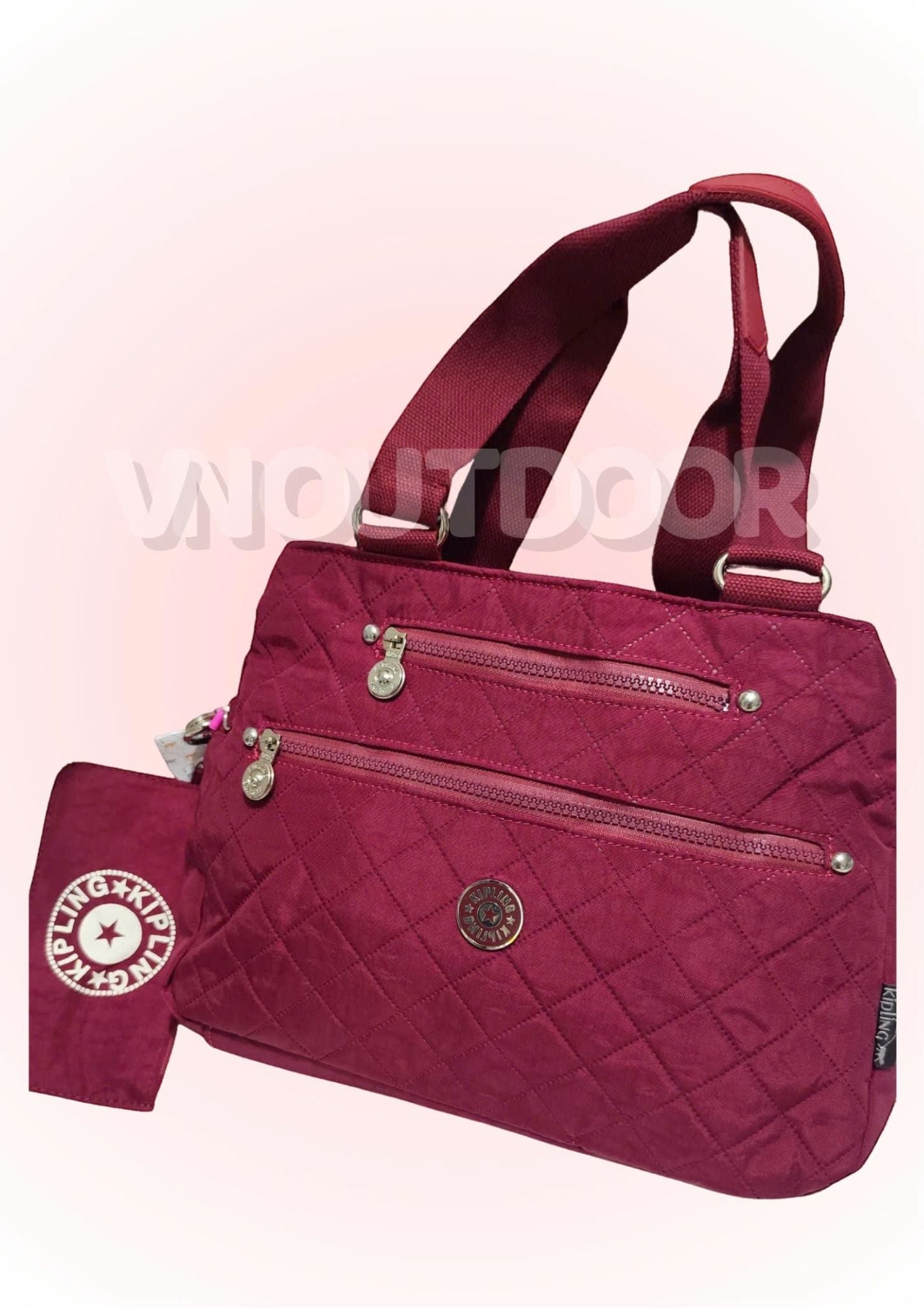  Combo Túi Xách Mua 1 Được 4 Siêu Hời Túi Xách + Ví + Túi Đeo Vai Nhỏ Gọn Chống Thấm Đa Năng Kipling 221041 