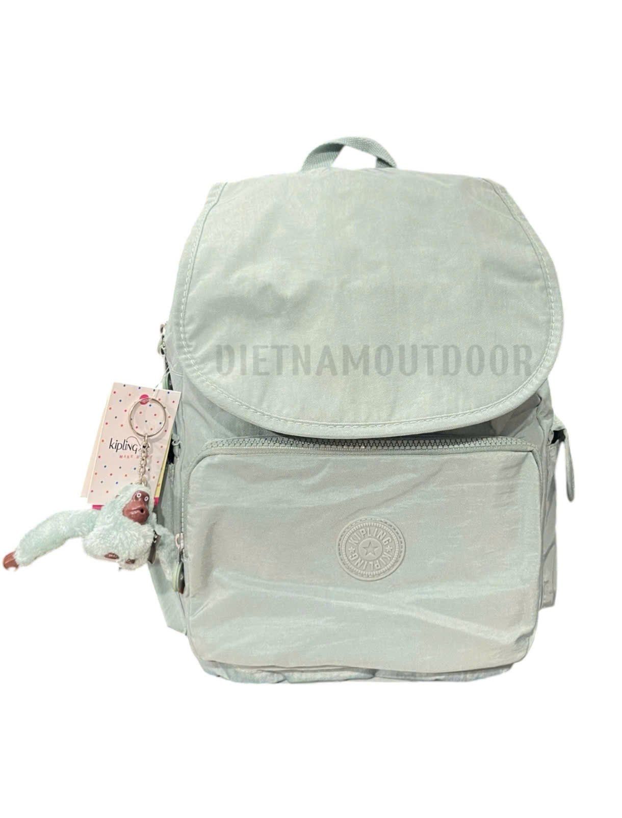  Balo Nữ Phong Cách Đi Học Đi Chơi Kipling 9120 Ngăn Chính Siêu Rộng Tặng Kèm Móc Khóa Khỉ 