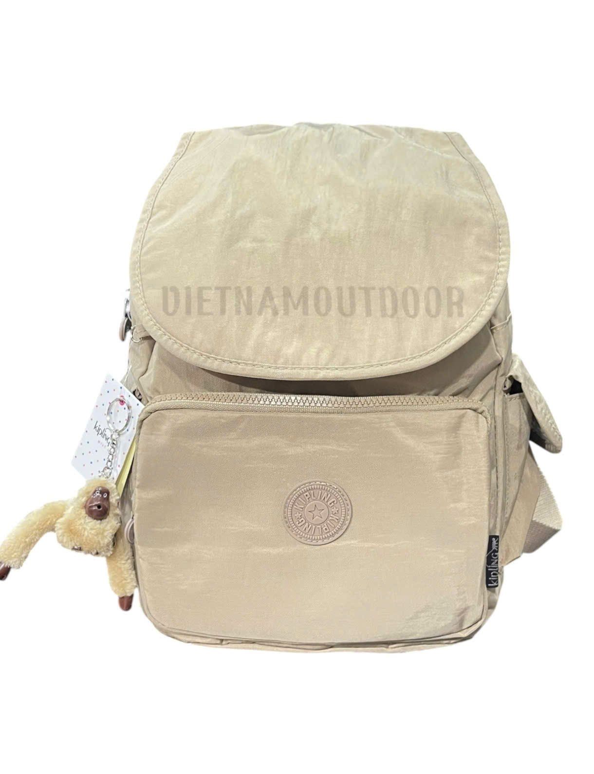  Balo Nữ Phong Cách Đi Học Đi Chơi Kipling 9120 Ngăn Chính Siêu Rộng Tặng Kèm Móc Khóa Khỉ 