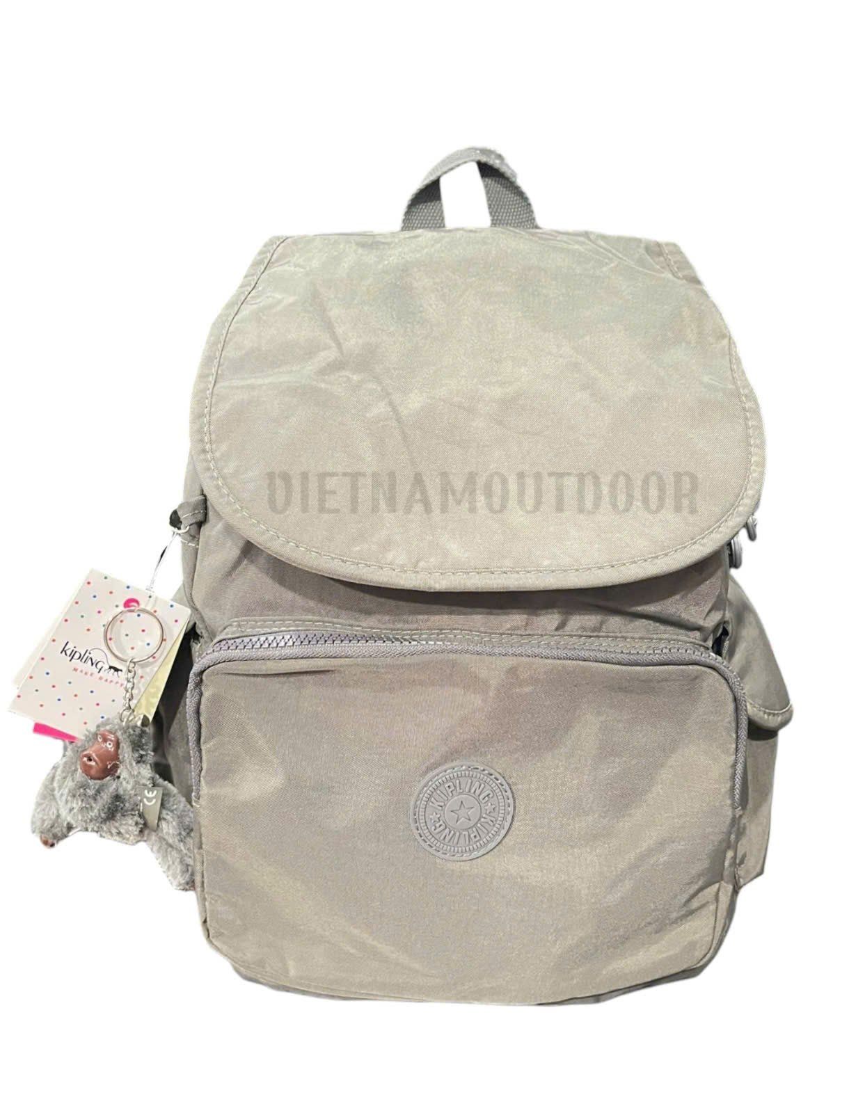  Balo Nữ Phong Cách Đi Học Đi Chơi Kipling 9120 Ngăn Chính Siêu Rộng Tặng Kèm Móc Khóa Khỉ 