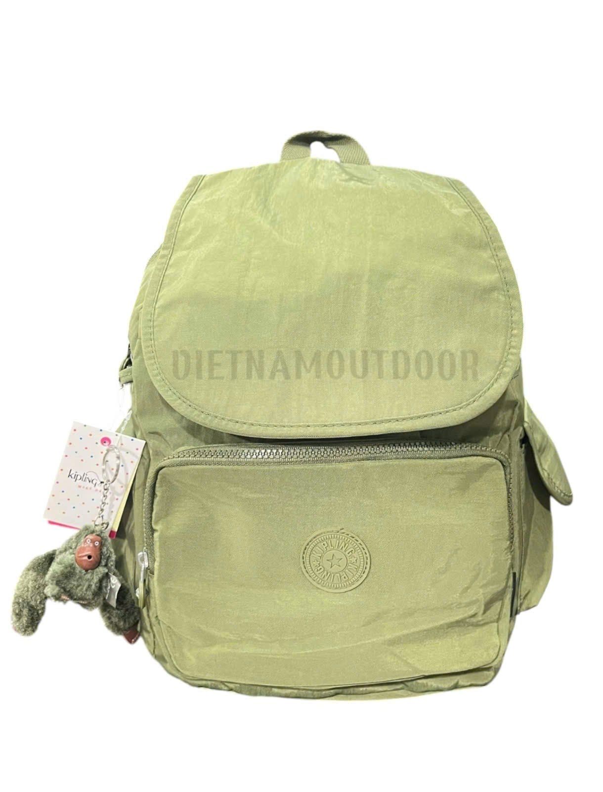  Balo Nữ Phong Cách Đi Học Đi Chơi Kipling 9120 Ngăn Chính Siêu Rộng Tặng Kèm Móc Khóa Khỉ 