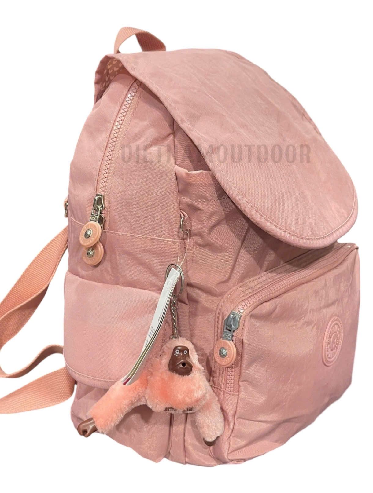  Balo Nữ Phong Cách Đi Học Đi Chơi Kipling 9120 Ngăn Chính Siêu Rộng Tặng Kèm Móc Khóa Khỉ 