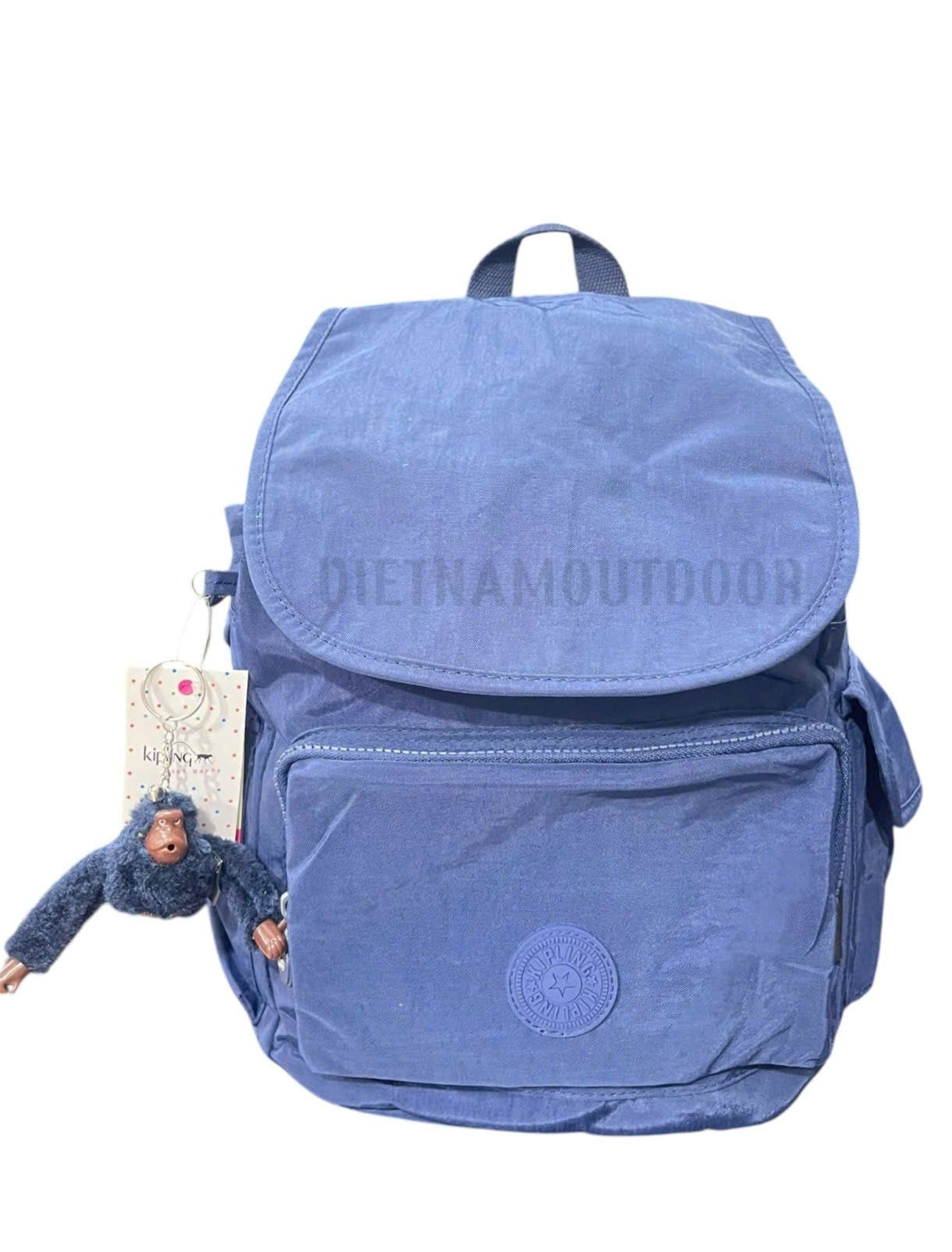  Balo Nữ Phong Cách Đi Học Đi Chơi Kipling 9120 Ngăn Chính Siêu Rộng Tặng Kèm Móc Khóa Khỉ 
