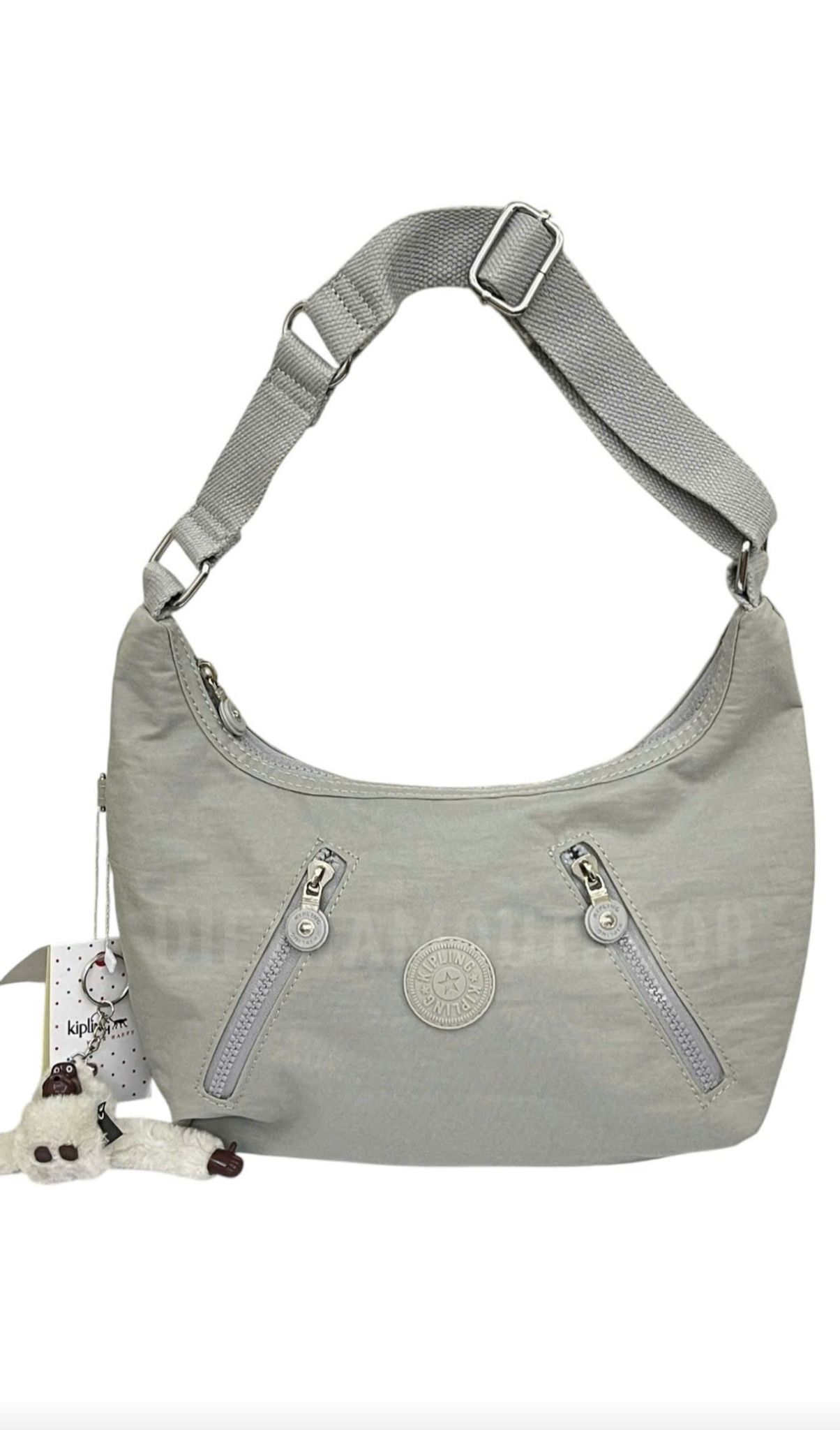  Túi Xách Tay KIPLING 6060 - Túi Xách Gọn Nhẹ vải Dù Chống Nước - Tặng Kèm Móc Khóa Khỉ KingKong 