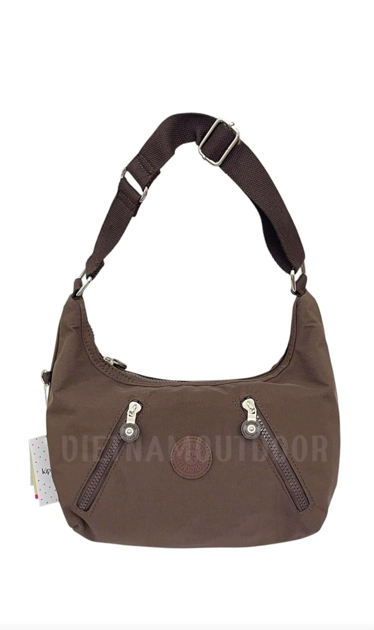  Túi Xách Tay KIPLING 6060 - Túi Xách Gọn Nhẹ vải Dù Chống Nước - Tặng Kèm Móc Khóa Khỉ KingKong 