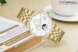  ĐỒNG HỒ TOPHILL TW085G.S2262 Nam Máy Quartz(pin) Kính sapphire Size 40mm 5ATM 