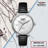  ĐỒNG HỒ NEWSKY NS5002L.L02 Nữ Máy quartz Kính sapphire Size 28mm 3ATM 