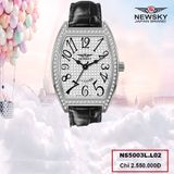  ĐỒNG HỒ NEWSKY NS5003L.L02 Nữ máy quartz kính sapphire size 28x38mm 3ATM 