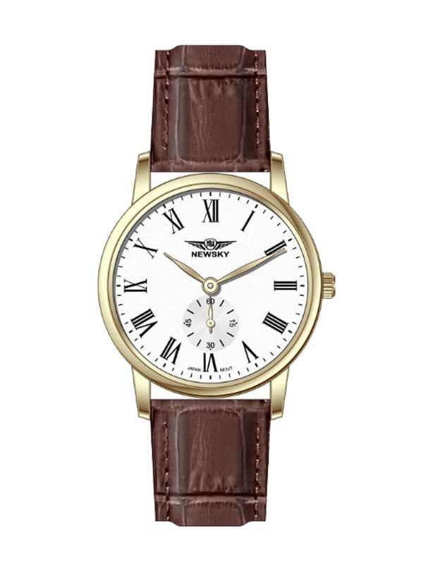  ĐỒNG HỒ NEWSKY NS5013L.L03 Nữ máy quartz Kính sapphire Size 36mm 3ATM 