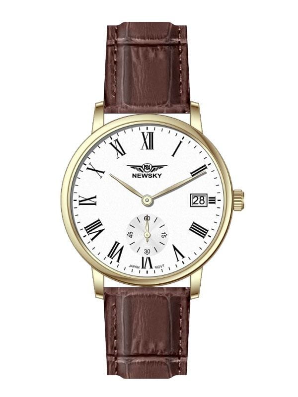  ĐỒNG HỒ NEWSKY NS5013G.L03 Nam máy quartz Kính sapphire Size 40mm 3ATM 
