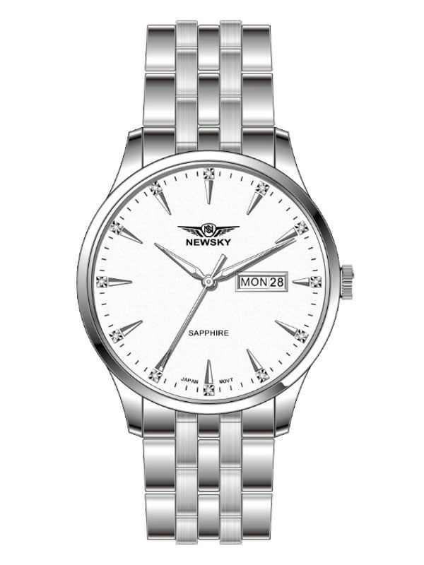  ĐỒNG HỒ NEWSKY NS5014G.S01 Nam máy quartz Kính sapphire Size 40mm 3ATM 