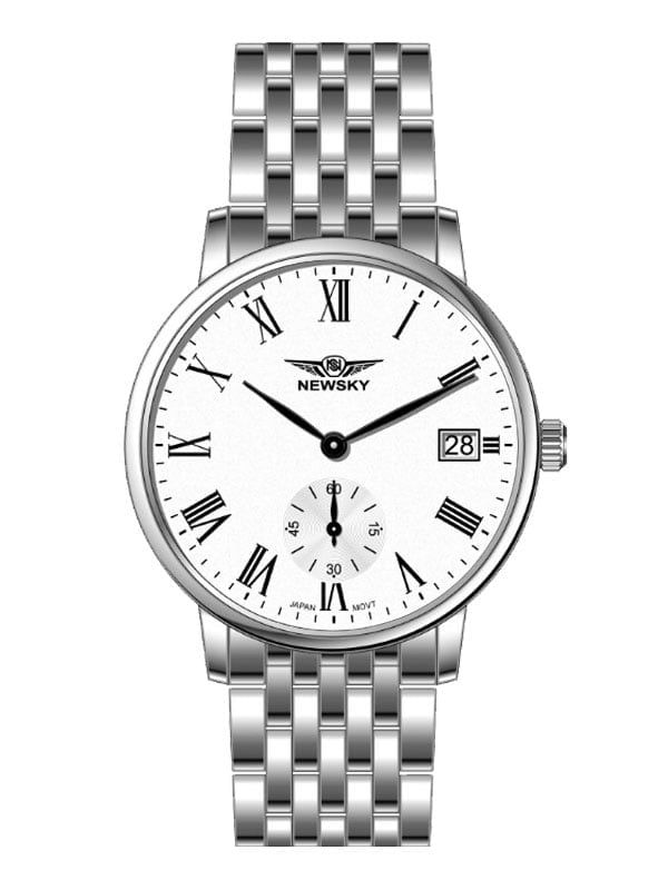  ĐỒNG HỒ NEWSKY NS5013G.S01 Nam máy quartz Kính sapphire Size 40mm 3ATM 