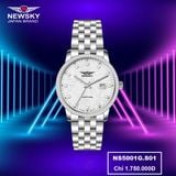  ĐỒNG HỒ NEWSKY NS5001G.S01 Nam Máy quartz Kính sapphire Size 39mm 3ATM 