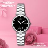  ĐỒNG HỒ NEWSKY NS5501L.S02 Nữ máy quartz kính sapphire size 30mm 3ATM 