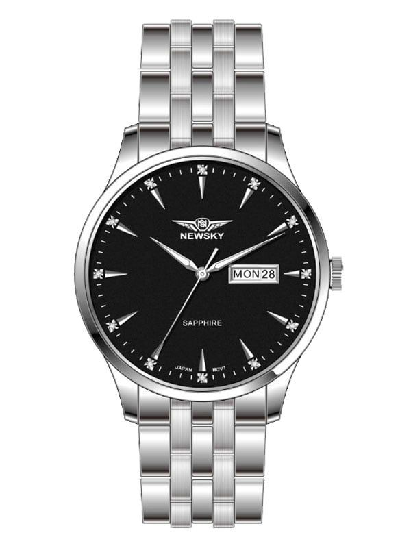  ĐỒNG HỒ NEWSKY NS5014G.S02 Nam máy quartz Kính sapphire Size 40mm 3ATM 