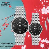  ĐỒNG HỒ NEWSKY NS5009L.S02 Nữ máy quartz kính sapphire size 30mm 3ATM 