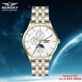  ĐỒNG HỒ NEWSKY NS6002G.S03 Nam máy quartz Kính sapphire Size 40mm 5ATM 
