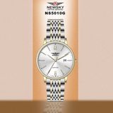  ĐỒNG HỒ NEWSKY NS5010G.S03 Nam máy quartz kính sapphire size 38mm 3ATM 