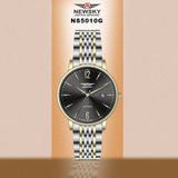 ĐỒNG HỒ NEWSKY NS5010G.S04 Nam máy quartz kính sapphire size 38mm 3ATM 