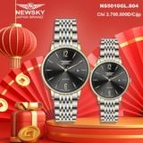  ĐỒNG HỒ NEWSKY NS5010L.S04 Nữ máy quartz kính sapphire size31mm 3ATM 