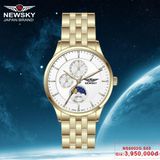  ĐỒNG HỒ NEWSKY NS6002G.S05 Nam máy quartz Kính sapphire Size 40mm 5ATM 