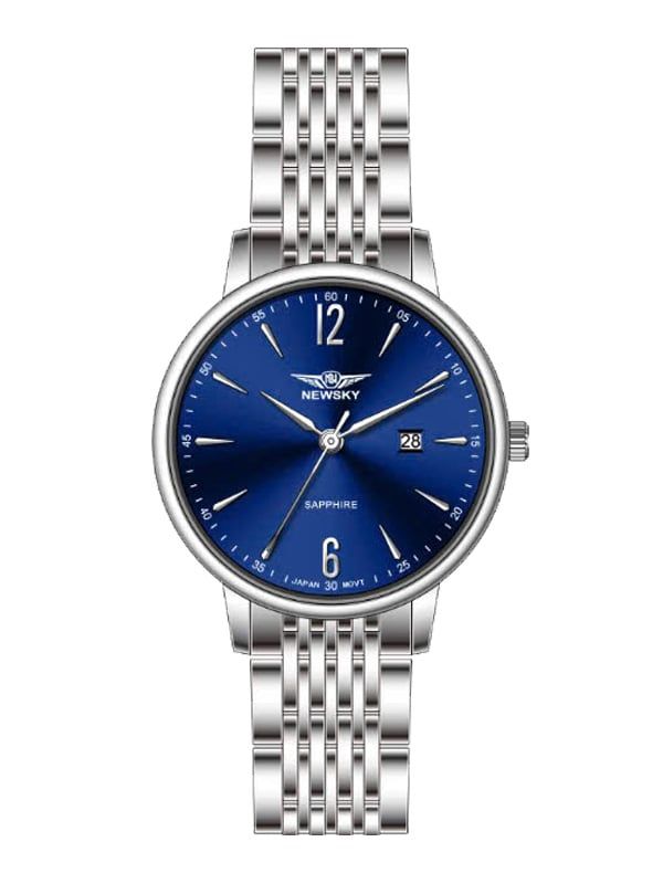  ĐỒNG HỒ NEWSKY NS5010L.S06 Nữ máy quartz kính sapphire size 31mm 3ATM 