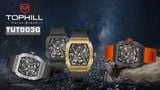  ĐỒNG HỒ TOPHILL TUT003G.GB1158 Nam Máy automatic Sapphire 5ATM 