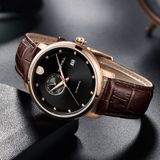  ĐỒNG HỒ TOPHILL TW061G.PZ3158 Nam dây da máy Automatic kính Sapphire Size 42mm 5ATM 
