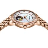  ĐỒNG HỒ TOPHILL TE035L.M3238 Nữ dây Thép 316L máy Automatic kính Sapphire Size 31mm 5ATM 