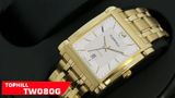  ĐỒNG HỒ TOPHILL TW080G.S2652 Nam Máy Quartz(pin) Kính sapphire Size 33x44mm 5ATM 